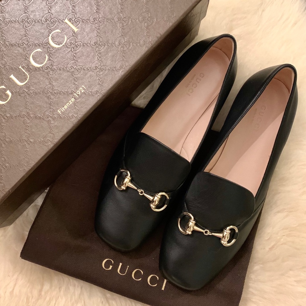 Gucci Horsebit Leather Loafers